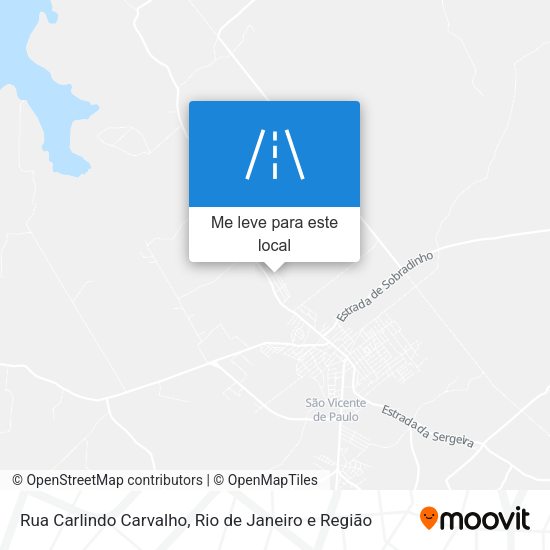 Rua Carlindo Carvalho mapa