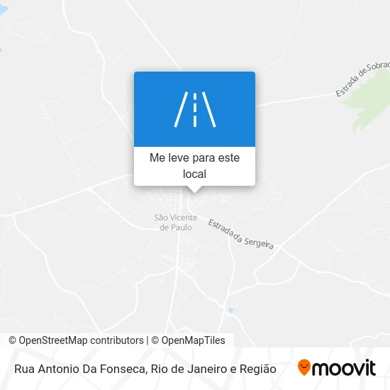 Rua Antonio Da Fonseca mapa