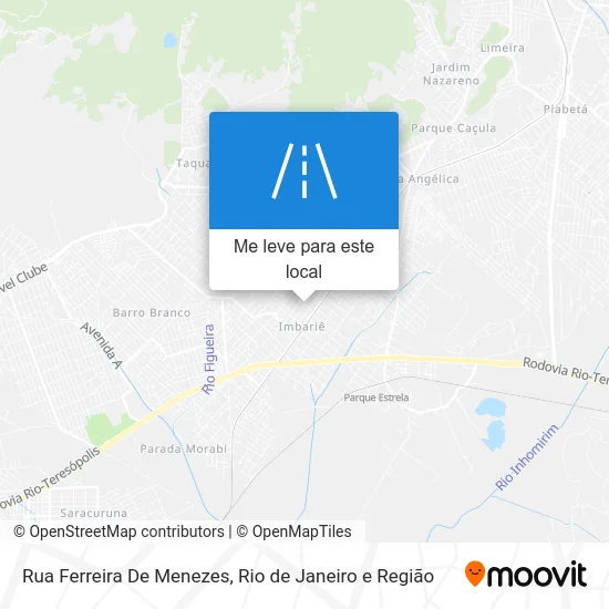 Rua Ferreira De Menezes mapa