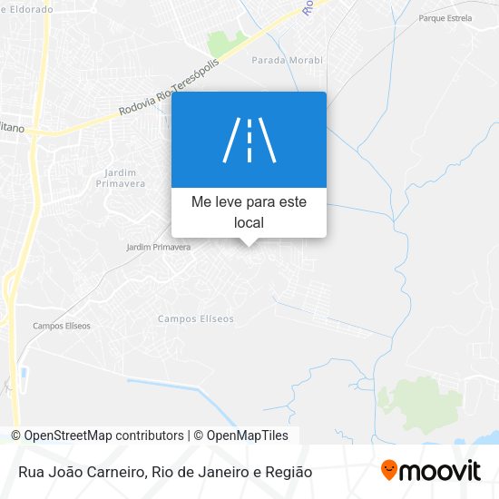 Rua João Carneiro mapa