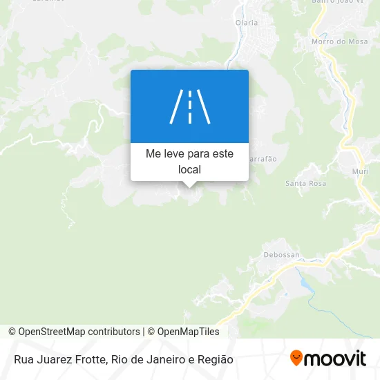 Rua Juarez Frotte mapa