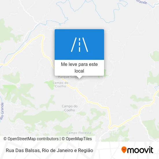 Rua Das Balsas mapa