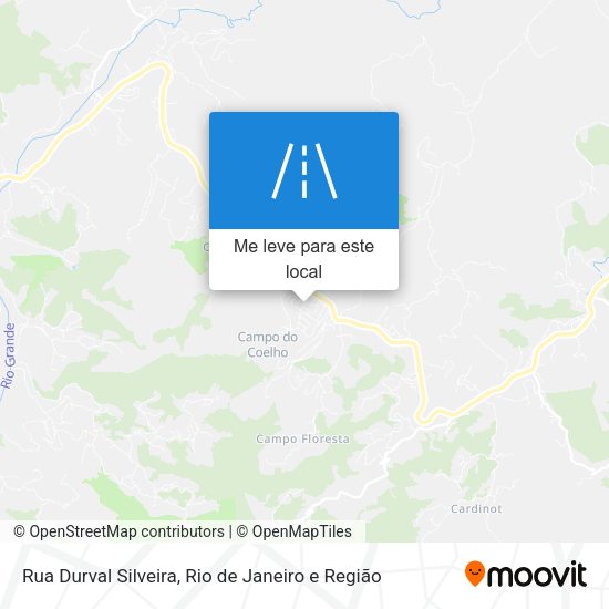 Rua Durval Silveira mapa