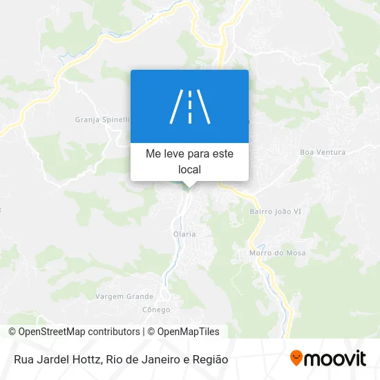 Rua Jardel Hottz mapa