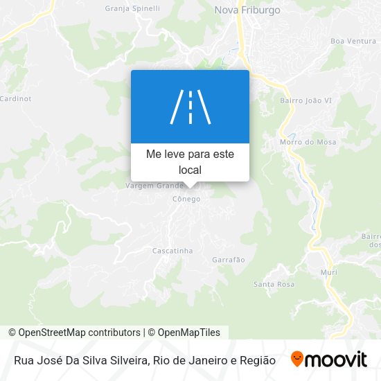 Rua José Da Silva Silveira mapa