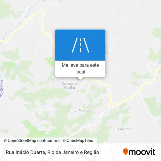 Rua Inácio Duarte mapa