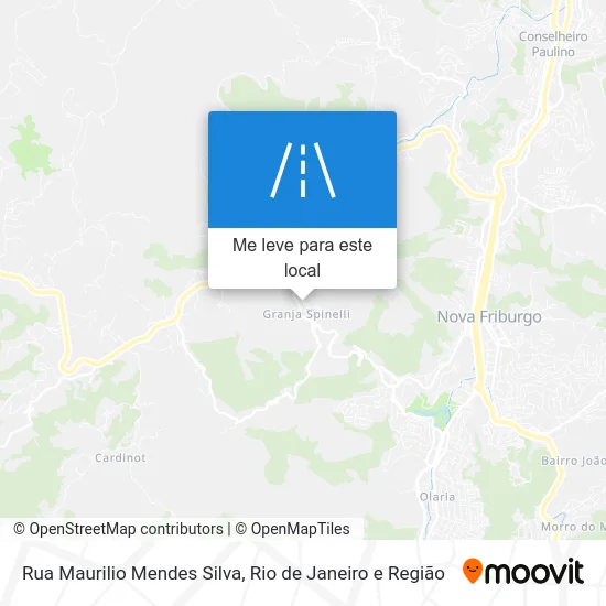 Rua Maurilio Mendes Silva mapa