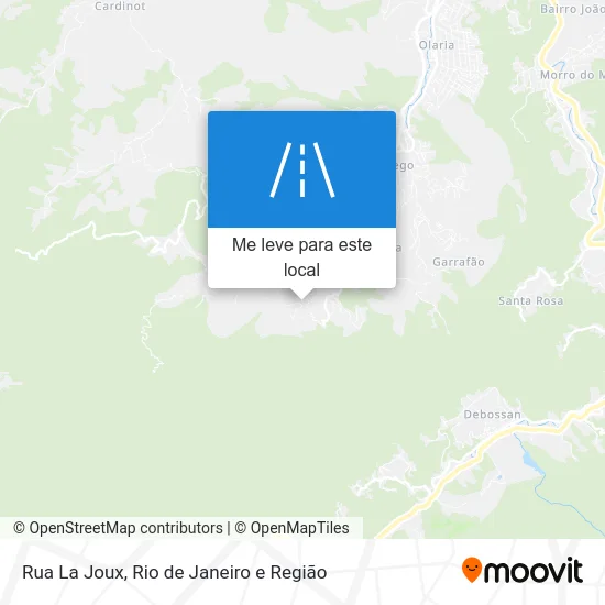 Rua La Joux mapa