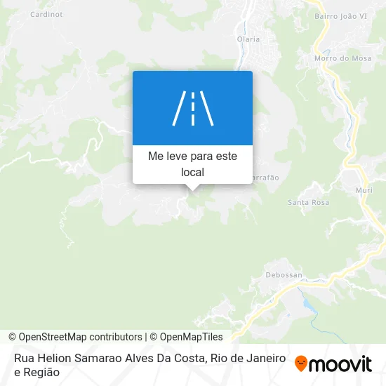 Rua Helion Samarao Alves Da Costa mapa