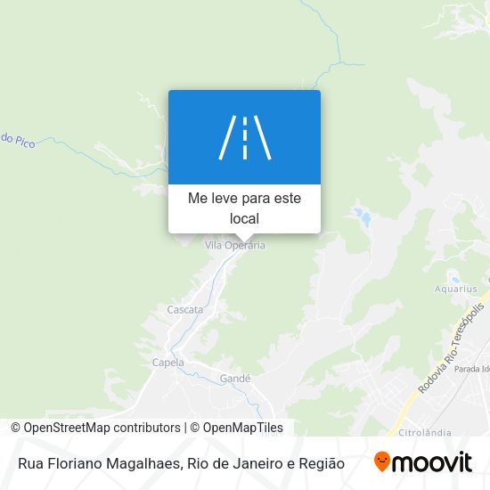 Rua Floriano Magalhaes mapa