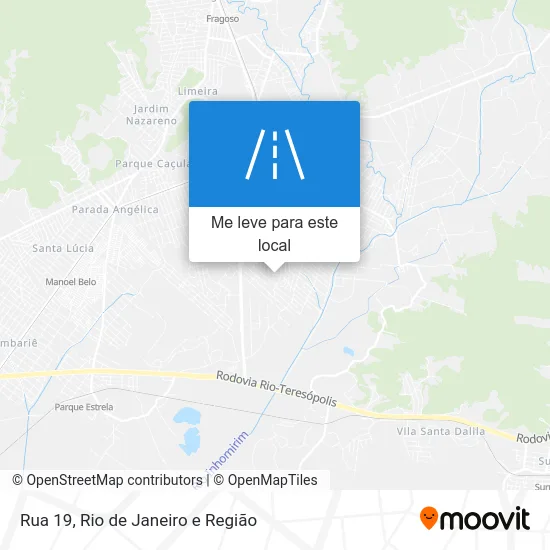 Rua 19 mapa