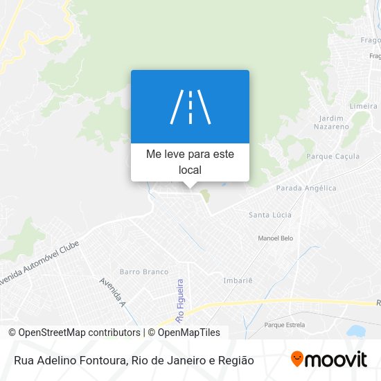 Rua Adelino Fontoura mapa