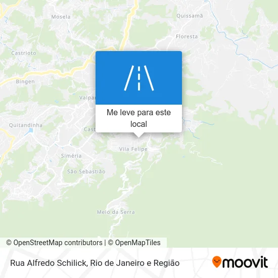 Rua Alfredo Schilick mapa