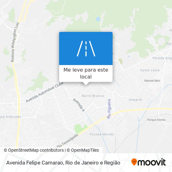 Avenida Felipe Camarao mapa