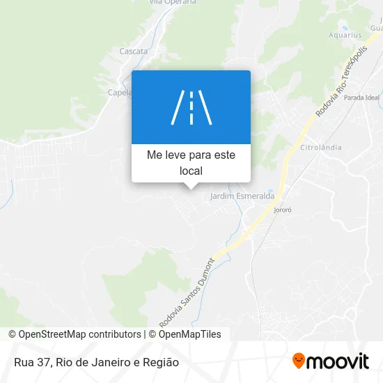 Rua 37 mapa