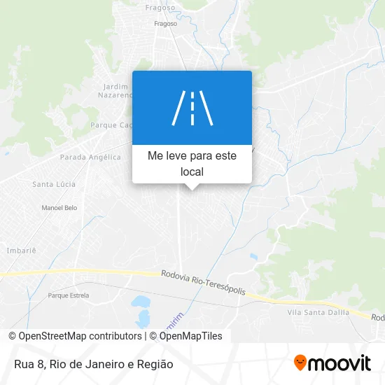 Rua 8 mapa