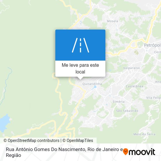 Rua Antônio Gomes Do Nascimento mapa
