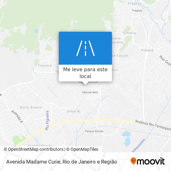 Avenida Madame Curie mapa