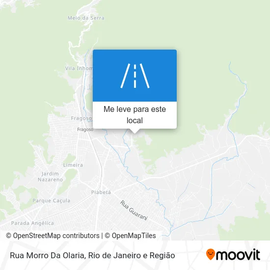 Rua Morro Da Olaria mapa