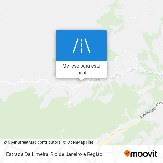 Estrada Da Limeira mapa