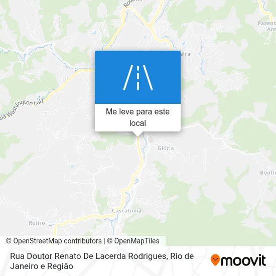 Rua Doutor Renato De Lacerda Rodrigues mapa