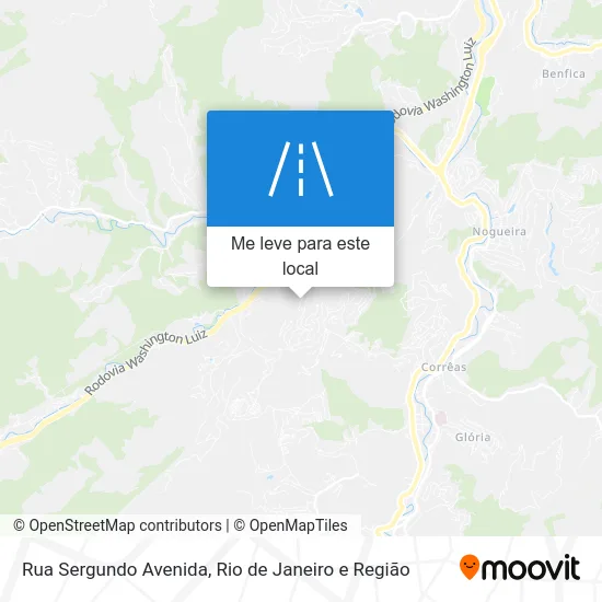 Rua Sergundo Avenida mapa