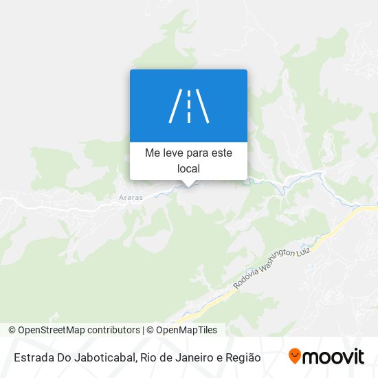 Estrada Do Jaboticabal mapa