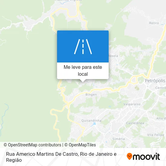 Rua Americo Martins De Castro mapa