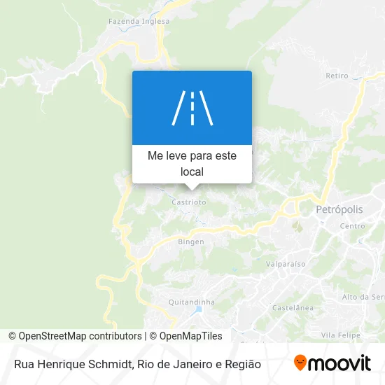 Rua Henrique Schmidt mapa