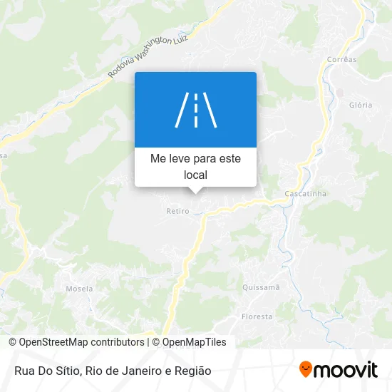 Rua Do Sítio mapa