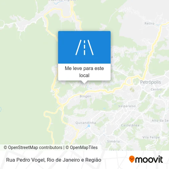 Rua Pedro Vogel mapa