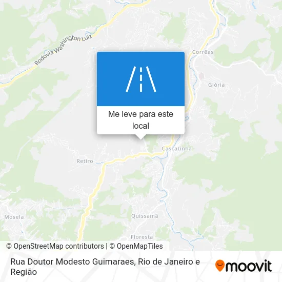 Rua Doutor Modesto Guimaraes mapa
