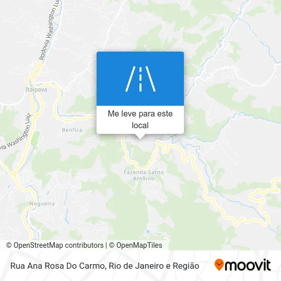 Rua Ana Rosa Do Carmo mapa