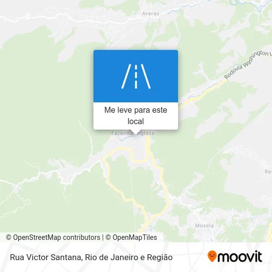 Rua Victor Santana mapa
