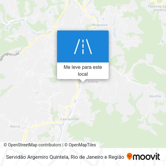 Servidão Argemiro Quintela mapa