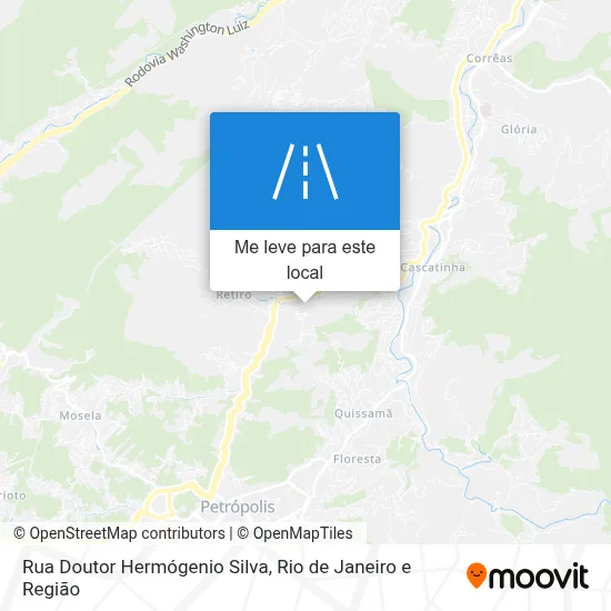 Rua Doutor Hermógenio Silva mapa