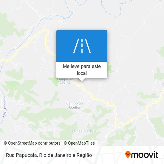 Rua Papucaia mapa