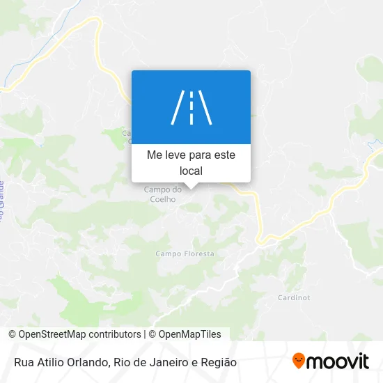 Rua Atilio Orlando mapa