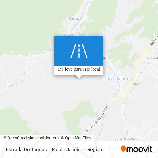 Estrada Do Taquaral mapa