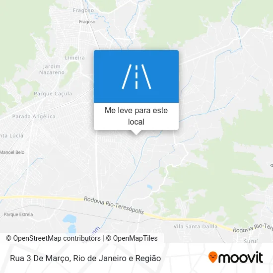 Rua 3 De Março mapa