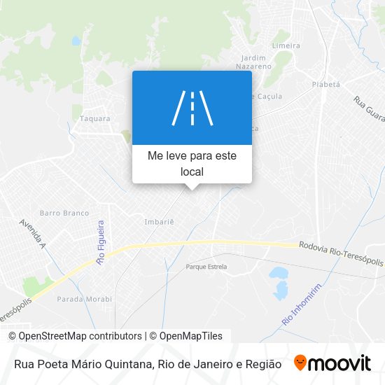 Rua Poeta Mário Quintana mapa