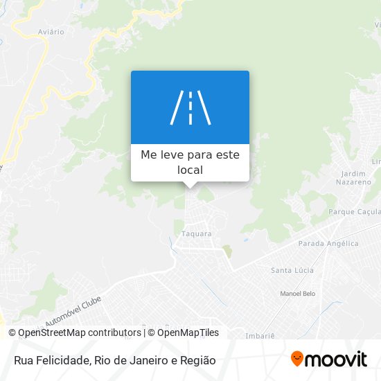 Rua Felicidade mapa