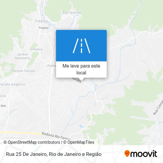 Rua 25 De Janeiro mapa