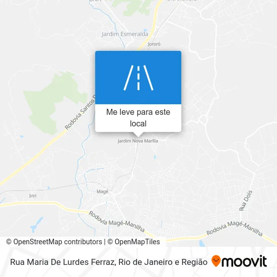 Rua Maria De Lurdes Ferraz mapa