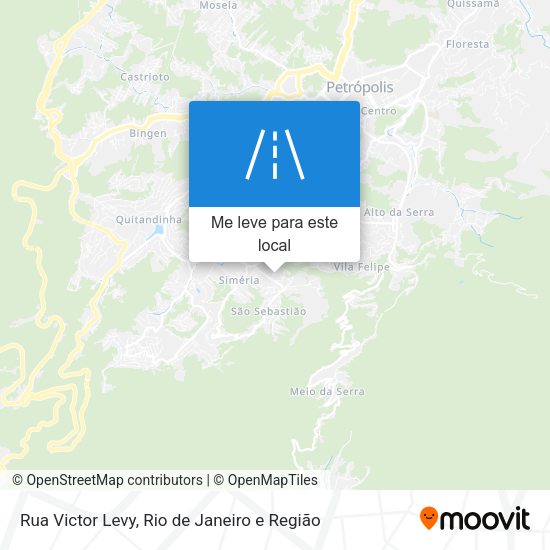 Rua Victor Levy mapa