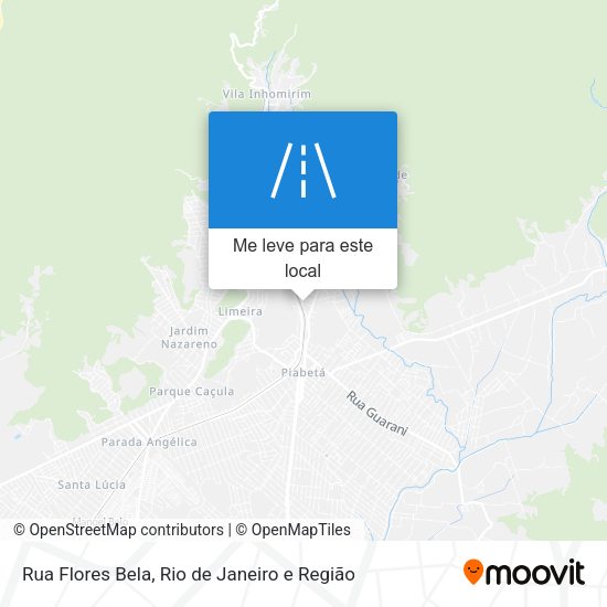 Rua Flores Bela mapa