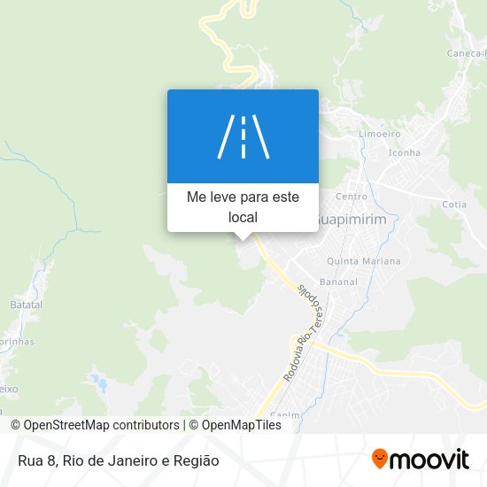 Rua 8 mapa