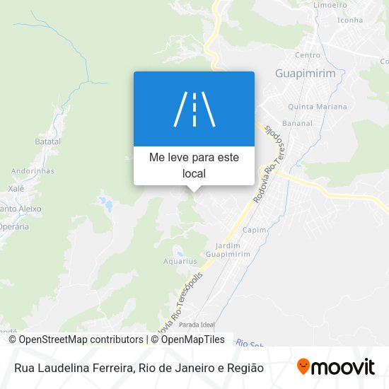 Rua Laudelina Ferreira mapa