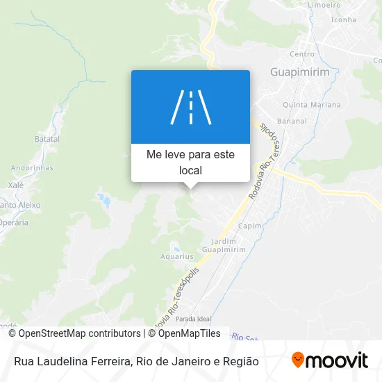 Rua Laudelina Ferreira mapa