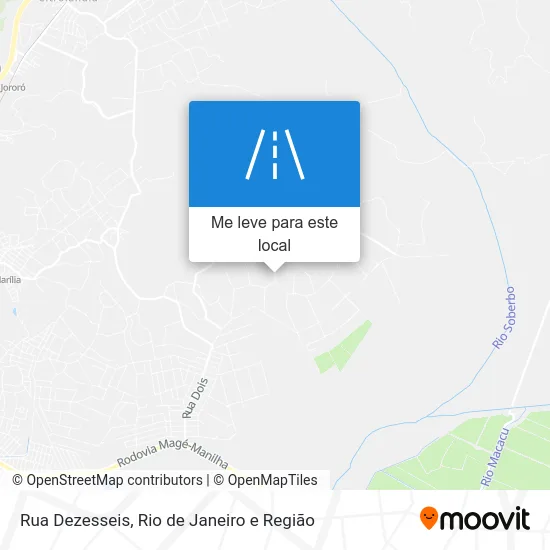 Rua Dezesseis mapa